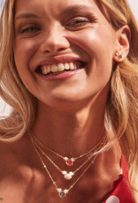KENDRA SCOTT DESIGN Disney x Kendra Scott Gold Mickey Mouse Short Pendant Necklace in Bright Red Drusy KENDRA SCOTT DESIGN Disney x Kendra Scott Gold Mickey Mouse Short Pendant Necklace in Bright Red Drusy