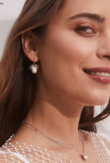 KENDRA SCOTT DESIGN Disney x Kendra Scott Silver Minnie Mouse Drop Earrings in Freshwater Cultured Pearl KENDRA SCOTT DESIGN Disney x Kendra Scott Silver Minnie Mouse Drop Earrings in Freshwater Cultured Pearl