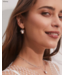 Disney x Kendra Scott Silver Minnie Mouse Drop Earrings in Freshwater Cultured Pearl