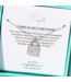 Unbreakable Friendship Charm Necklace in Silver