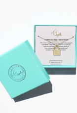 TJAZELLE Unbreakable Friendship Charm Necklace in Gold TJAZELLE Unbreakable Friendship Charm Necklace in Gold