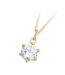 Shine Like A Diamond Charm Necklace in Gold