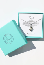 TJAZELLE  Oyster Charm Necklace in Silver