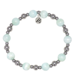 TJAZELLE Day By Day Bracelet in Hemimorphite & Silver