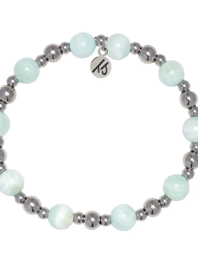 TJAZELLE Day By Day Bracelet in Hemimorphite & Silver
