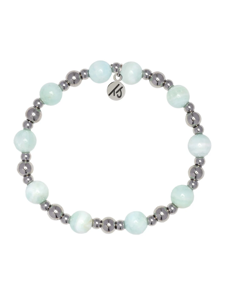 TJAZELLE Day By Day Bracelet in Hemimorphite & Silver