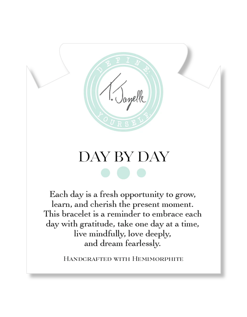 TJAZELLE Day By Day Bracelet in Hemimorphite & Silver