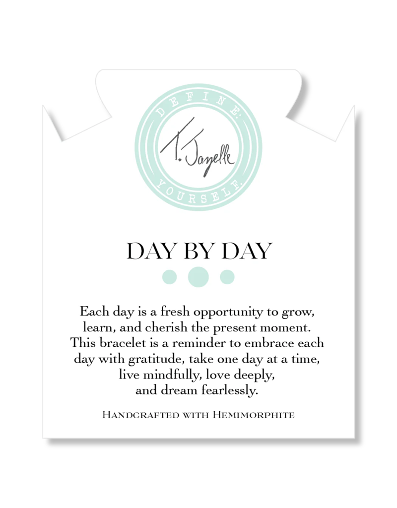 TJAZELLE  Day By Day Bracelet in Hemimorphite & Gold