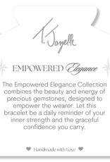 TJAZELLE Empowered Elegance Bracelet in Mountain Jade & Silver