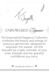 TJAZELLE Empowered Elegance Bracelet in Sunset Quartz & Gold