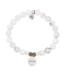 Godmother Endless Love Bracelet in White Chalcedony & Silver