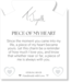 Piece of My Heart Bracelet in White Chalcedony & Silver