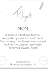 TJAZELLE Mom Endless Love Bracelet in White Chalcedony & Silver