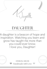 TJAZELLE Daughter Endless Love Bracelet in White Chalcedony & Silver