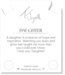 Daughter Endless Love Bracelet in White Chalcedony & Silver