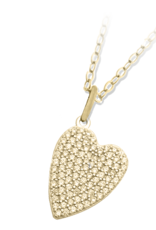 TJAZELLE You Are Loved Charm Necklace in Gold