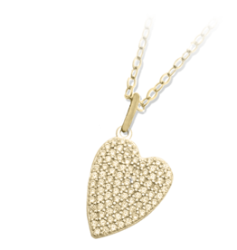 TJAZELLE You Are Loved Charm Necklace in Gold