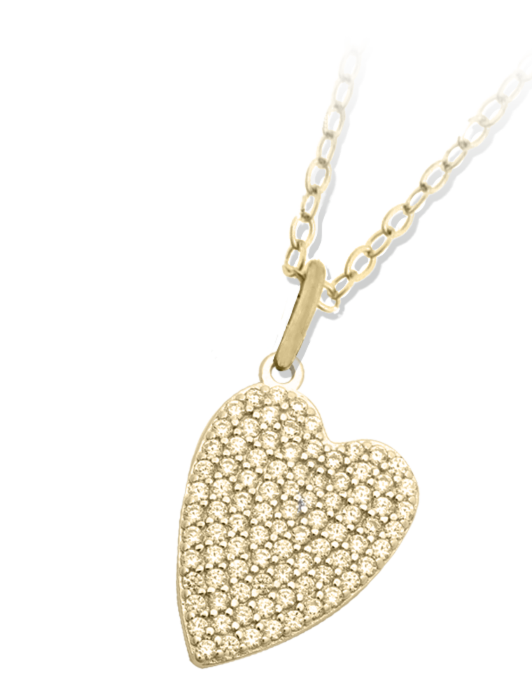 TJAZELLE You Are Loved Charm Necklace in Gold