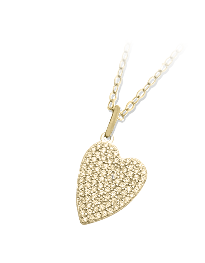TJAZELLE You Are Loved Charm Necklace in Gold
