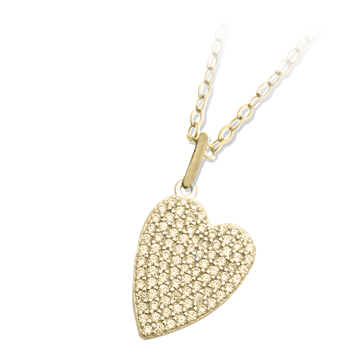 TJAZELLE You Are Loved Charm Necklace in Gold
