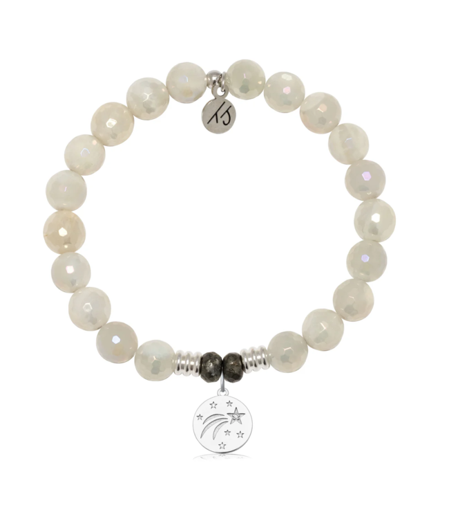 The Best Is Yet To Come Bracelet in Moonstone & Silver