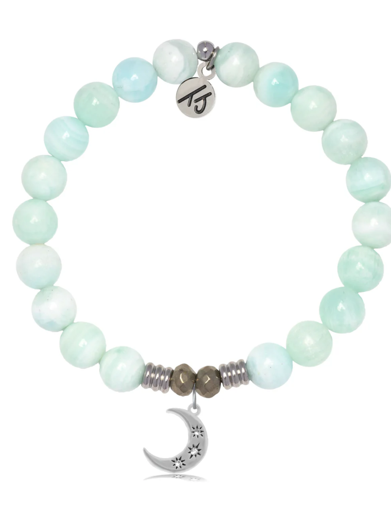 TJAZELLE Friendship Stars Bracelet in Hemimorphite & Silver