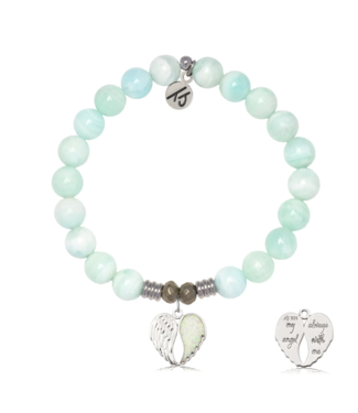 TJAZELLE My Angel Bracelet in Hemimorphite & Silver
