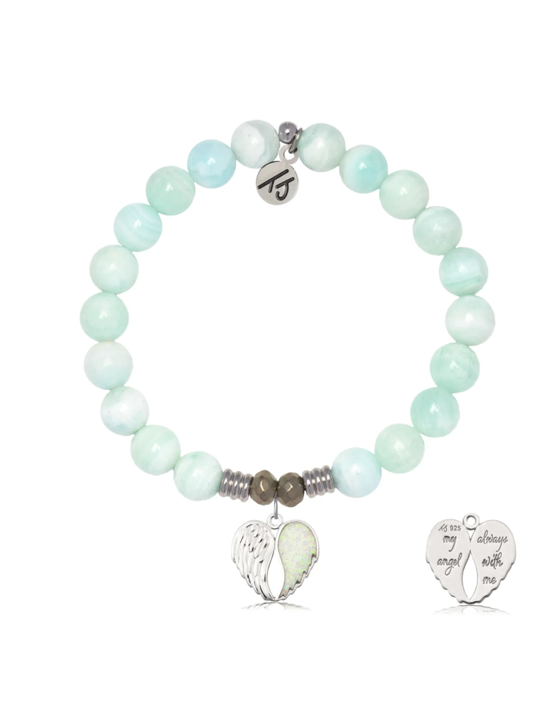 TJAZELLE My Angel Bracelet in Hemimorphite & Silver