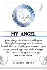 TJAZELLE My Angel Bracelet in Hemimorphite & Silver