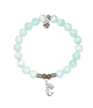 TJAZELLE Mermaid Bracelet in Hemimorphite & Silver