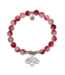 Endless Love Bracelet in Cherry Jade & Silver