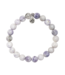 TJ243411 HOPE STACKER BRACELET PURPLE TURQUOISE
