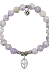 TJAZELLE Unstoppable Stacker Bracelet in Purple Turquoise & Silver