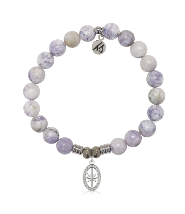 Unstoppable Stacker Bracelet in Purple Turquoise & Silver