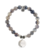 11:11 Bracelet in Storm Agate & Silver