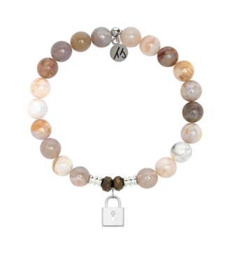 TJAZELLE Unbreakable Friendship Bracelet in Australian Agate & Silver