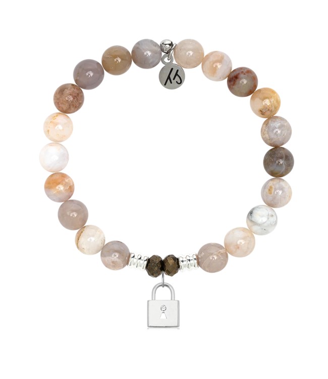 Unbreakable Friendship Bracelet in Australian Agate & Silver