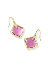 KENDRA SCOTT DESIGN Joelle Gold Drop Earrings in Azalea Illusion