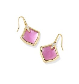 KENDRA SCOTT DESIGN Joelle Gold Drop Earrings in Azalea Illusion