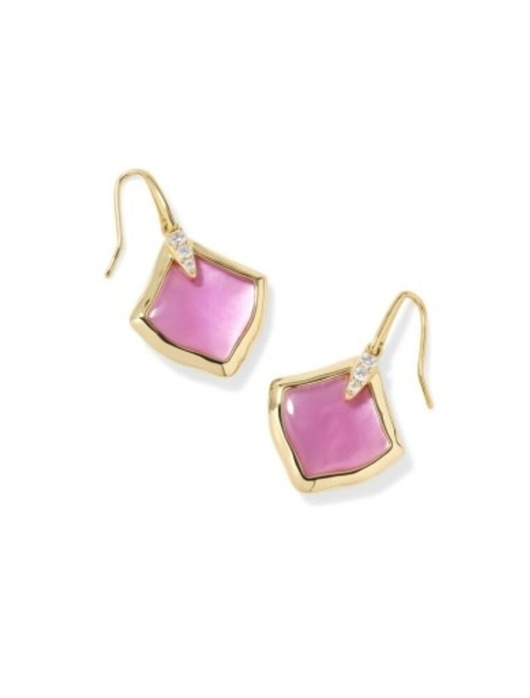 KENDRA SCOTT DESIGN Joelle Gold Drop Earrings in Azalea Illusion