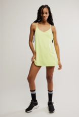 FREE PEOPLE MOVEMENT Hot Shot Mini Dress in Sour Citrus