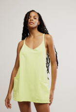 FREE PEOPLE MOVEMENT Hot Shot Mini Dress in Sour Citrus