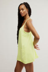FREE PEOPLE MOVEMENT Hot Shot Mini Dress in Sour Citrus