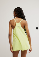 FREE PEOPLE MOVEMENT Hot Shot Mini Dress in Sour Citrus