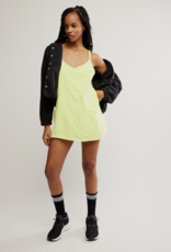FREE PEOPLE MOVEMENT Hot Shot Mini Dress in Sour Citrus
