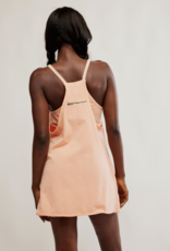 FREE PEOPLE MOVEMENT Hot Shot Mini Dress in Pastel Peach