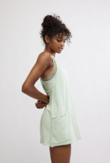 FREE PEOPLE MOVEMENT Hot Shot Mini Dress in Pistachio
