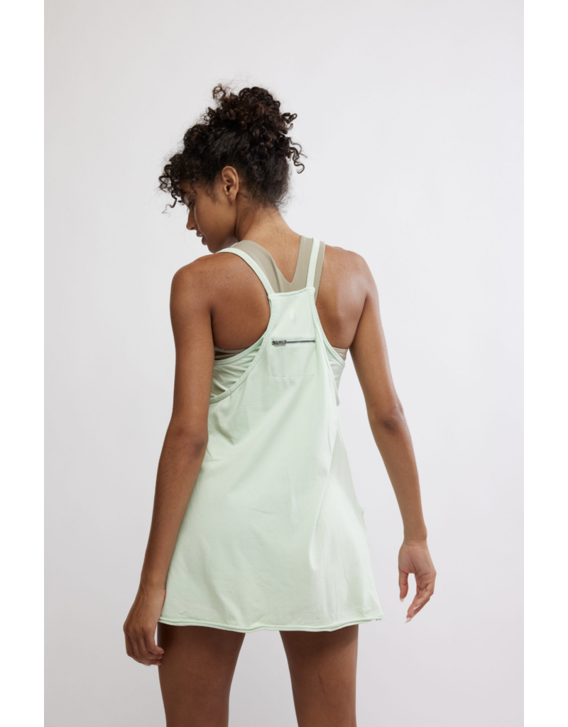 FREE PEOPLE MOVEMENT Hot Shot Mini Dress in Pistachio