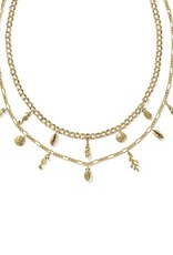 KENDRA SCOTT DESIGN Alexa Vintage Gold Multi-Strand Necklace