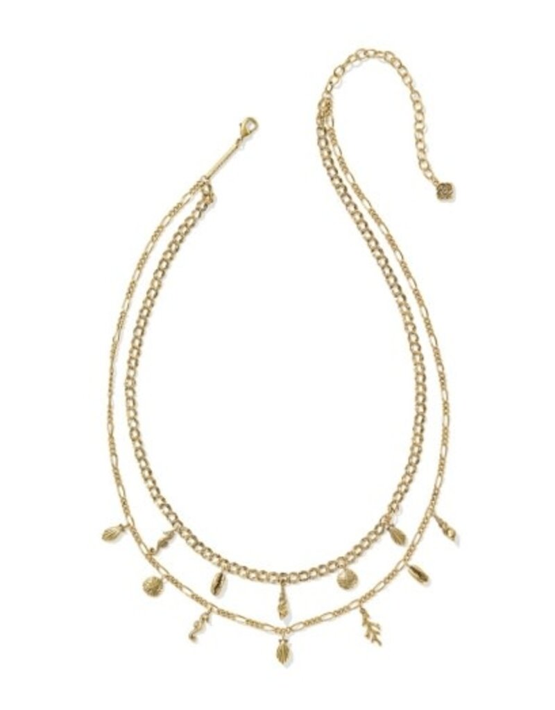 KENDRA SCOTT DESIGN Alexa Vintage Gold Multi-Strand Necklace